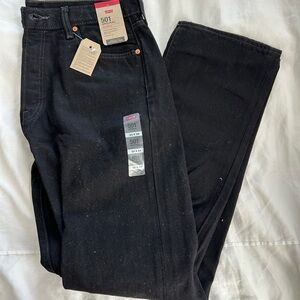 Levi's Men's 501 Original Fit Black Jeans